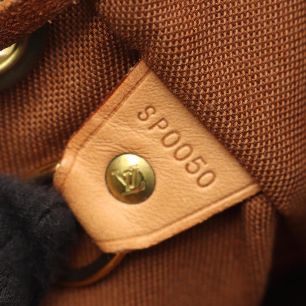 LOUIS VUITTON Brown Monogram Leather Backpack - Picture 5 of 12